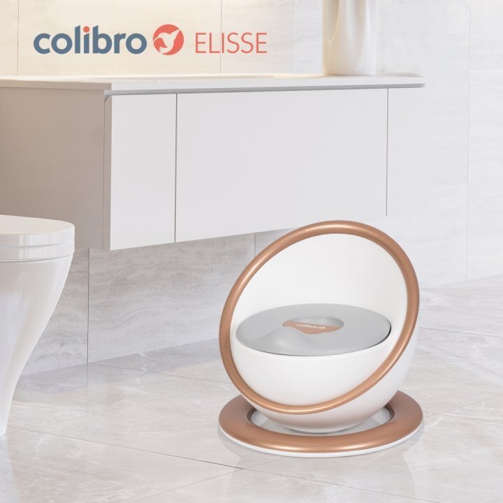 Colibro Olita pentru copii Elisse Premium prevazuta cu spatar capac si baza aderenta sezut moale vas interior detasabil Copper