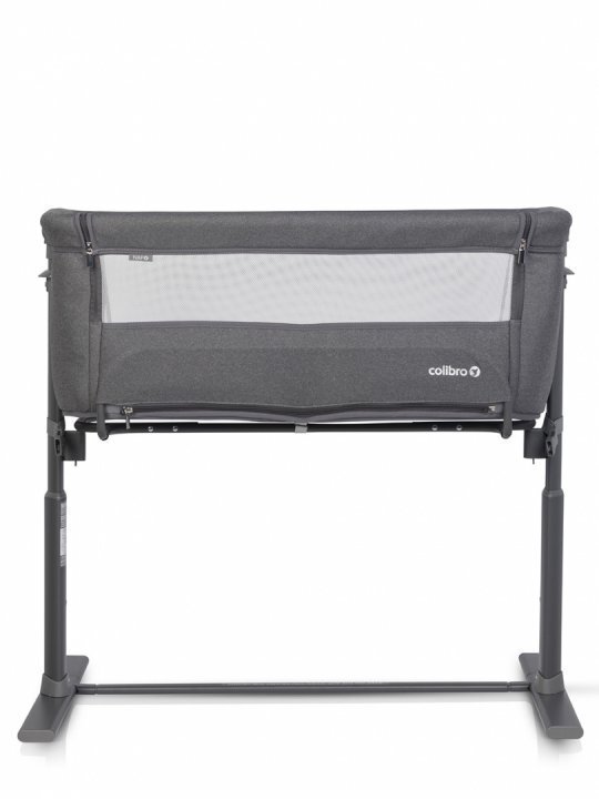 Colibro Patut Co-Sleeper 2 in 1 pentru copii Nap Bassinet cu saltea inclusa inaltime reglabila pe 9 nivele si unghi de inclinare de 30 de grade dimensiuni 90 x 58 cm Onyx