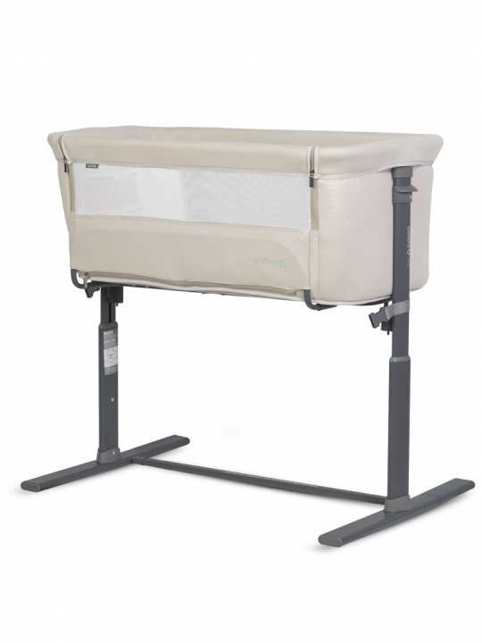 Colibro Patut Co-Sleeper 2 in 1 pentru copii Nap Bassinet cu saltea inclusa inaltime reglabila pe 9 nivele si unghi de inclinare de 30 de grade dimensiuni 90 x 58 cm Taupe