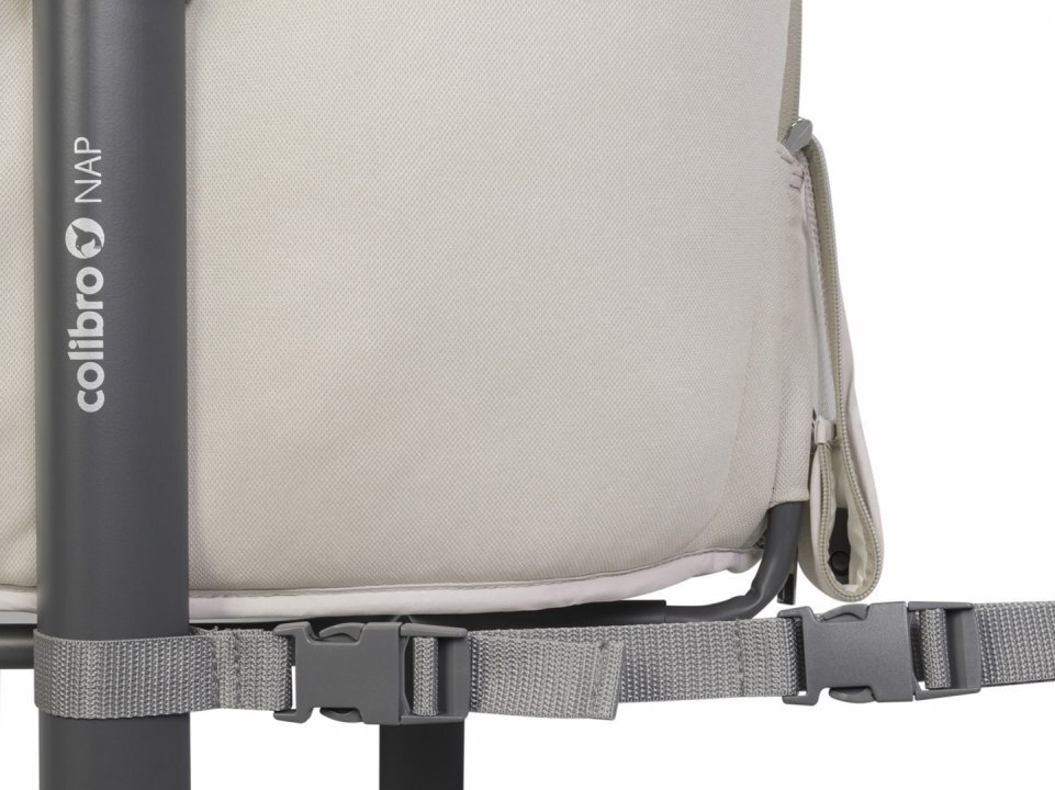 Colibro Patut Co-Sleeper 2 in 1 pentru copii Nap Bassinet cu saltea inclusa inaltime reglabila pe 9 nivele si unghi de inclinare de 30 de grade dimensiuni 90 x 58 cm Taupe