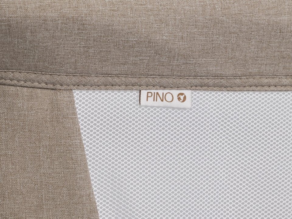 Colibro Patut nou nascut Pino Natural 90x53 cm cu saltea si protectie contra insectelor picioare de lemn