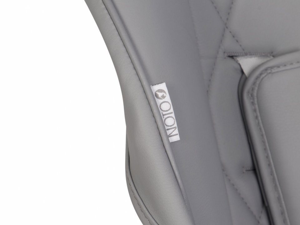 Colibro Scaun de masa multifunctional 2 in 1 pliabil reglabil pe inaltime cu Centura de siguranta si 2 tavite de servire Noto Onyx