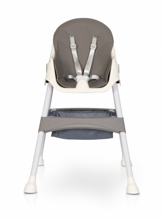 Colibro Scaun de masa multifunctional 4 in 1 Pliabil cu Cos de depozitare cu ham de siguranta Tavita dubla detasabila 70 x 56 x 92 cm greutate 3.8 kg Picolo Dove