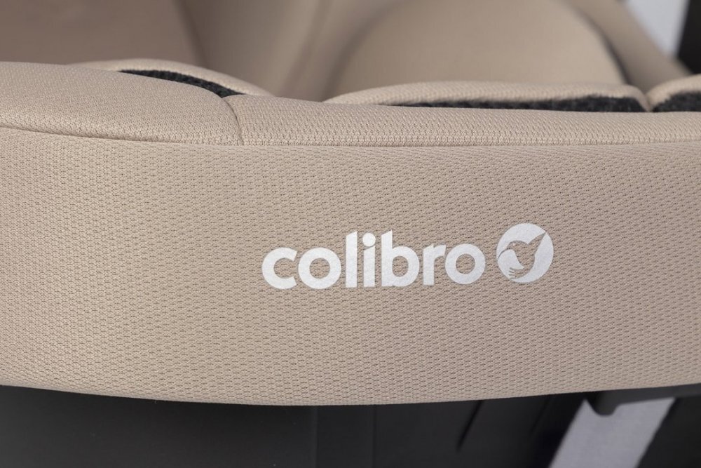 Colibro Scoica auto Petit i-Size omologata R129 cu tetiera reglabila copertina ajustabila maner de transport ajustabil pentru copii intre 40-87 cm sau 0-13 kg Camel