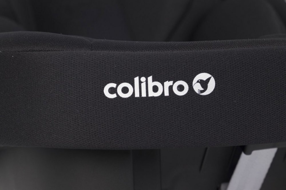 Colibro Scoica auto Petit i-Size omologata R129 cu tetiera reglabila copertina ajustabila maner de transport ajustabil pentru copii intre 40-87 cm sau 0-13 kg Onyx