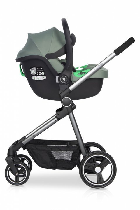 Colibro Scoica auto Petit i-Size omologata R129 cu tetiera reglabila copertina ajustabila maner de transport ajustabil pentru copii intre 40-87 cm sau 0-13 kg Pine