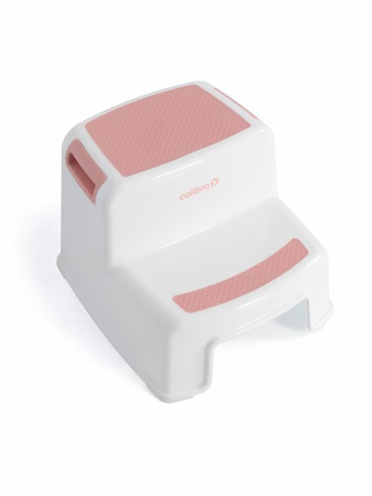 Colibro Treapta dubla multifunctionala Step Two cu suprafata si baza antialunecare 6 x 32 x 27 cm Crystal