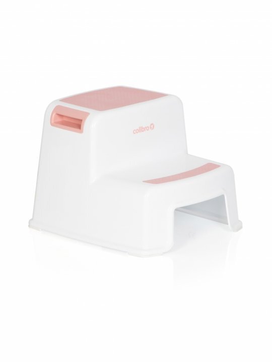 Colibro Treapta dubla multifunctionala Step Two cu suprafata si baza antialunecare 6 x 32 x 27 cm Crystal