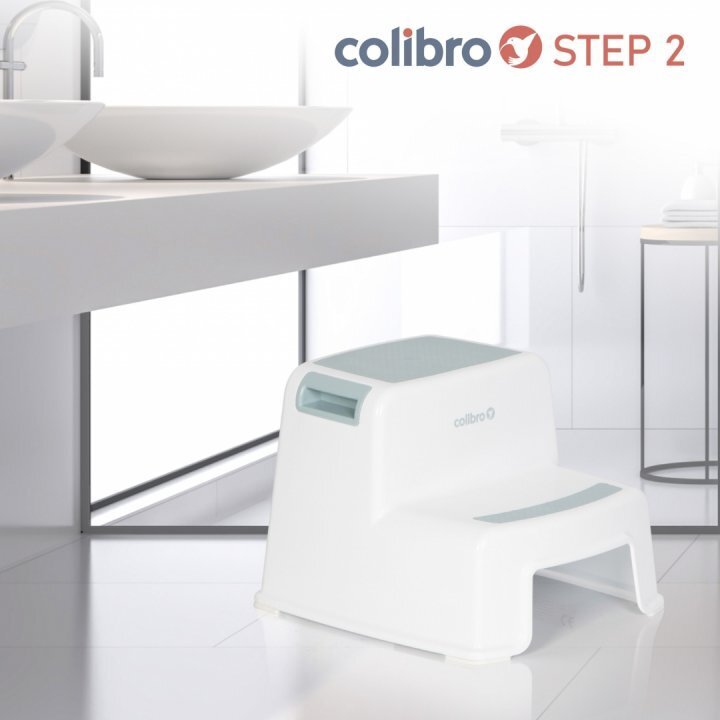 Colibro Treapta inaltatoare dubla multifunctionala Step Two cu suprafata si baza antialunecare Cool 36 x 32 x 27 cm