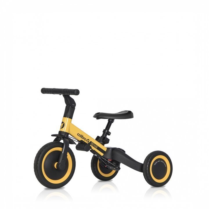 Colibro Tricicleta pentru copii Tremix Up Banana Ride On 5 in 1 transformabila cu maner scaun reglabil pe inaltime maner detasabil
