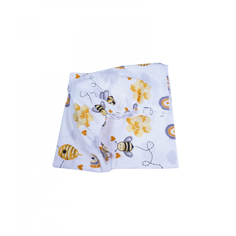 Confort Family Cearsaf patut 120x60 cm bumbac model albinute