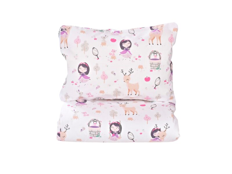 Confort Family Lenjerie 5 piese patut 120x60 cm bumbac model Fetite
