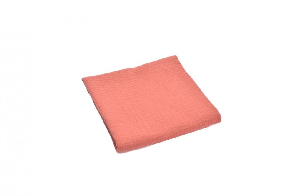 Confort Family Muselina bumbac organic roz inchis 80x80 cm