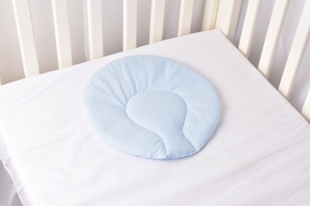 Confort Family Pernuta plata rotunda 30x30 cm bumbac bleu