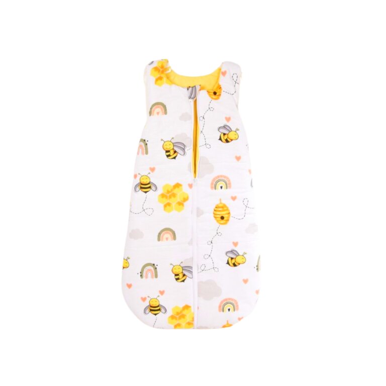 Confort Family Saculet de dormit gros din bumbac model albinute 6-12 luni
