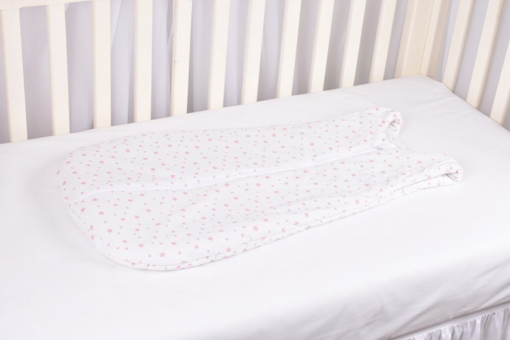 Confort Family Saculet de dormit gros din bumbac model stelute 0-6 luni