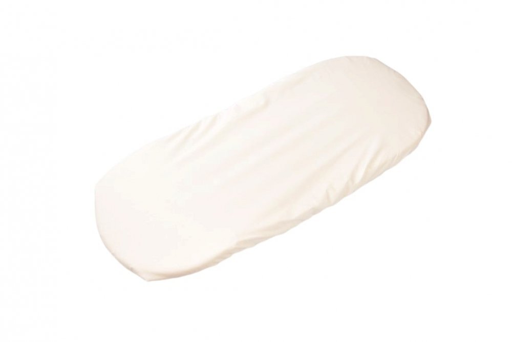 Confort Family Set 2 cearsafuri cosulet si landou 72x30 cm din bumbac crem roz + protectie impermeabila