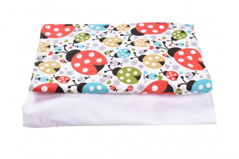 Confort Family Set 2 cearsafuri patut 120x60 cm bumbac albbuburuze