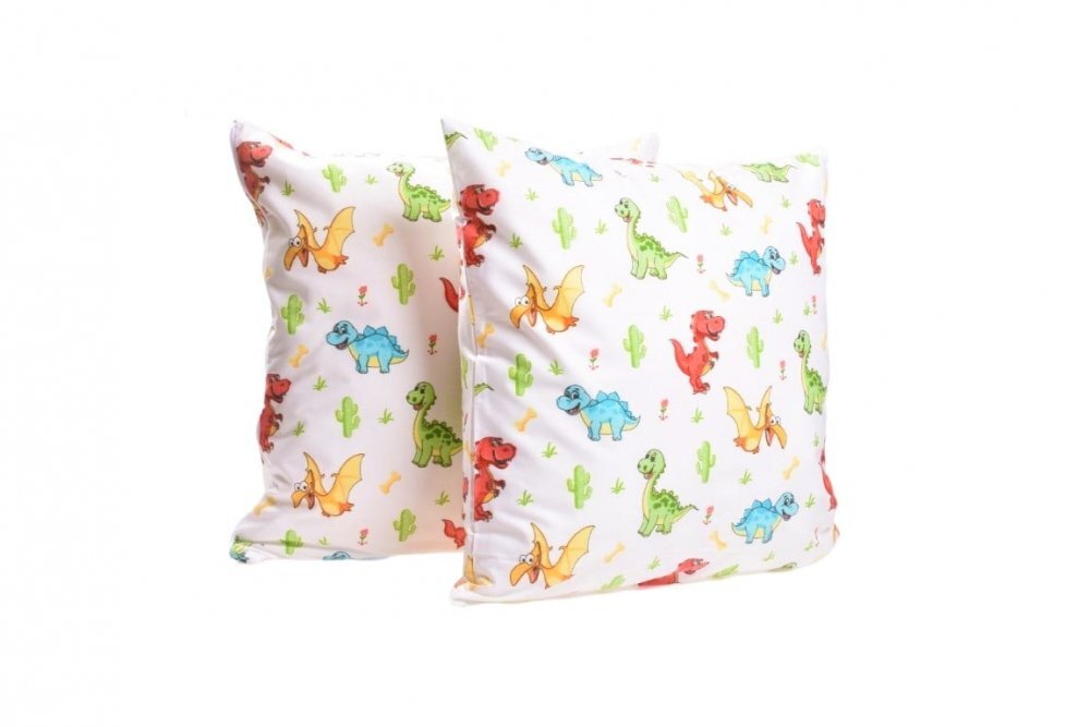 Confort Family Set 2 perne decorative Dinozauri 50x50 cm
