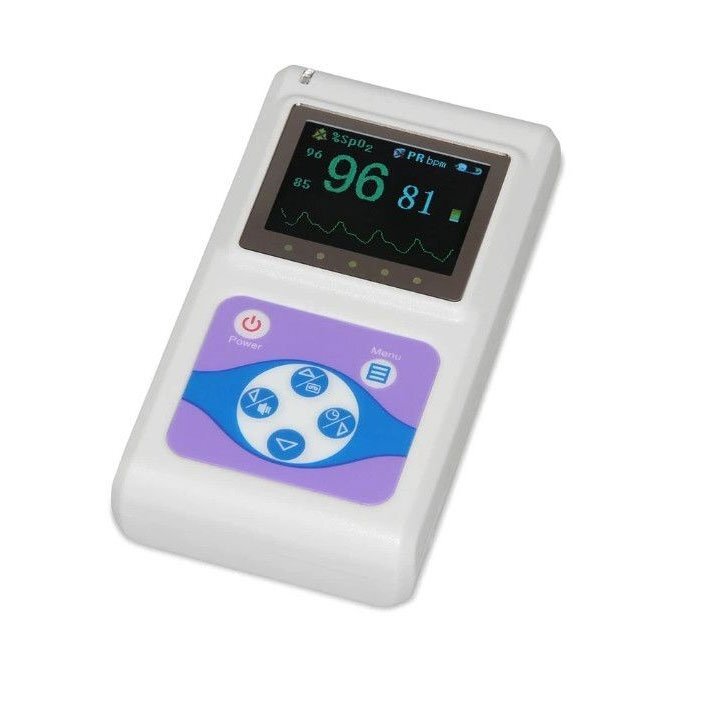 Contec Pulsoximetru profesional CMS60D model 2025 senzor adulti masoara saturatia de oxigen si rata pulsului