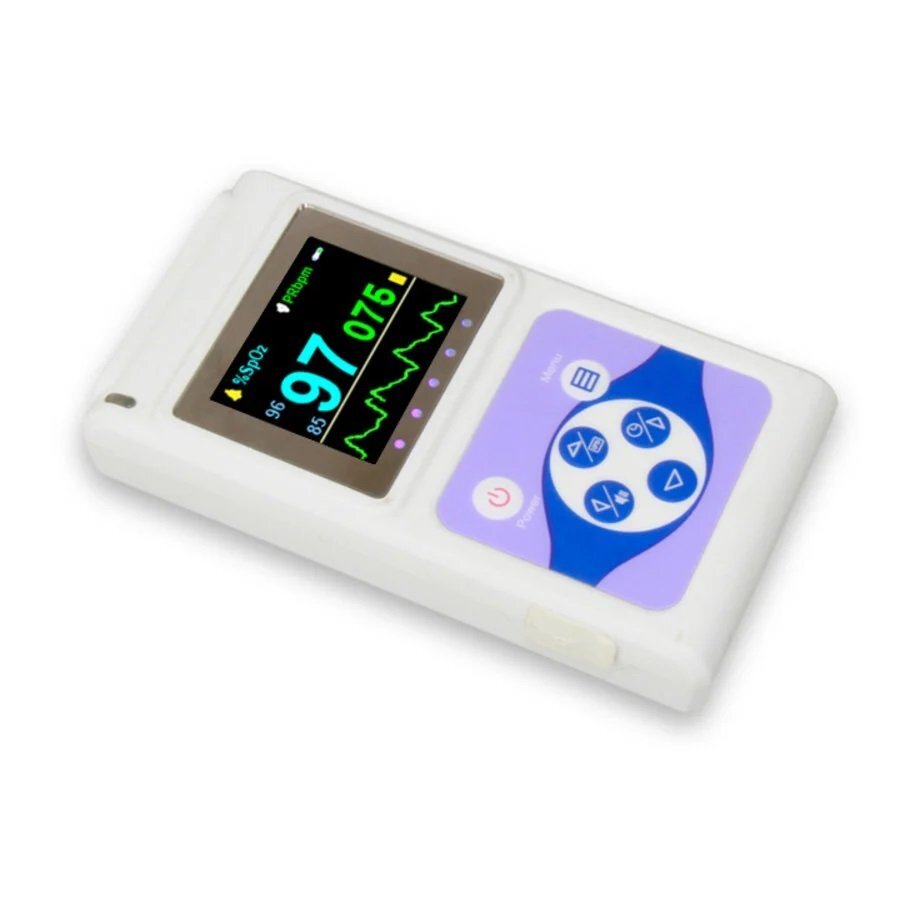 Contec Pulsoximetru profesional CMS60D model 2025 senzor adulti neonatal pediatric masoara saturatia de oxigen si rata pulsului