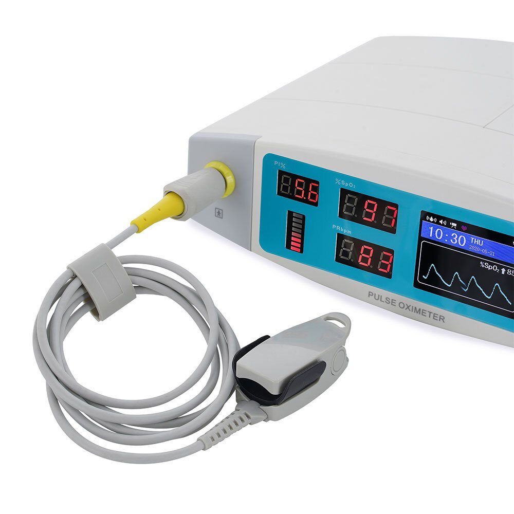 Contec Pulsoximetru profesional CMS70A masoara saturatia de oxigen si rata pulsului