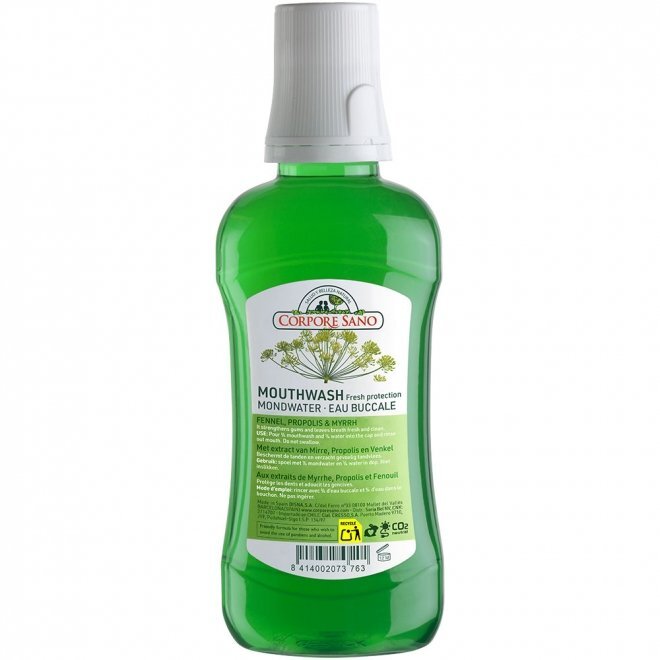 Corpore Sano Apa de gura Fresh Protection cu smirna propolis si fenicul 250 ml