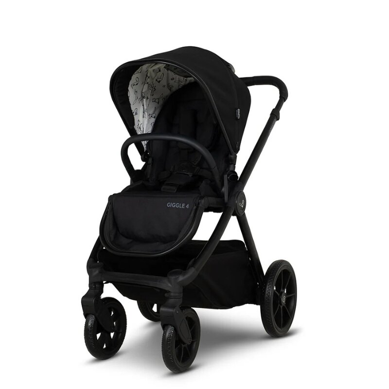 COSATTO Carucior pentru copii Giggle 4 Foxed 3 in 1 cu sezut reversibil sasiu din aluminiu suspensie bara detasabila maner telescopic greutate admisa 25 kg