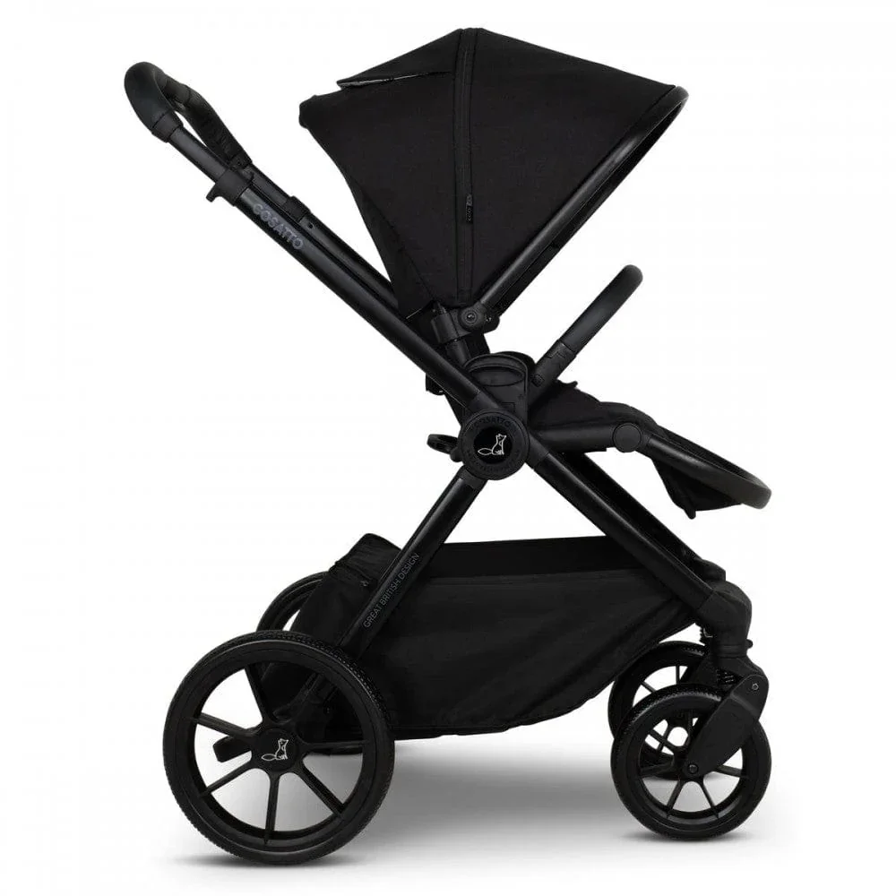 COSATTO Carucior pentru copii Giggle 4 Foxed cu baza isofix sezut reversibil sasiu din aluminiu suspensie bara detasabila maner telescopic accesorii greutate admisa 25 kg