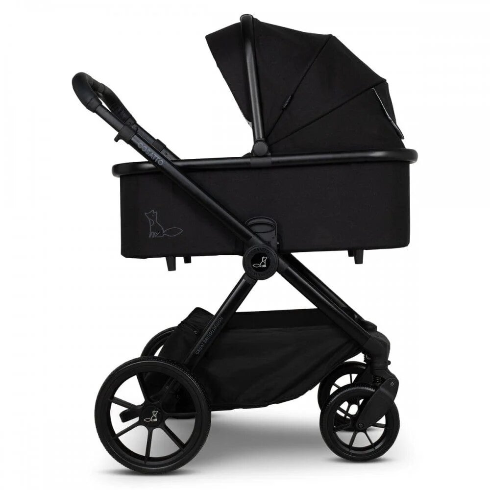 COSATTO Carucior pentru copii Giggle 4 Foxed cu baza isofix sezut reversibil sasiu din aluminiu suspensie bara detasabila maner telescopic accesorii greutate admisa 25 kg