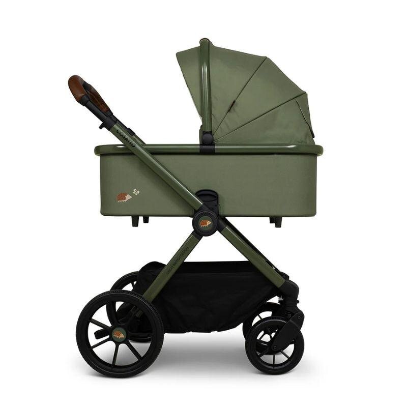 COSATTO Carucior pentru copii Giggle 4 Hoglet 3 in 1 cu sezut reversibil sasiu din aluminiu suspensie bara detasabila maner telescopic greutate admisa 25 kg