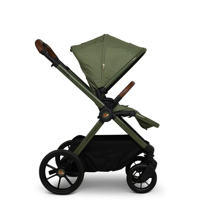 COSATTO Carucior pentru copii Giggle 4 Hoglet 3 in 1 cu sezut reversibil sasiu din aluminiu suspensie bara detasabila maner telescopic greutate admisa 25 kg