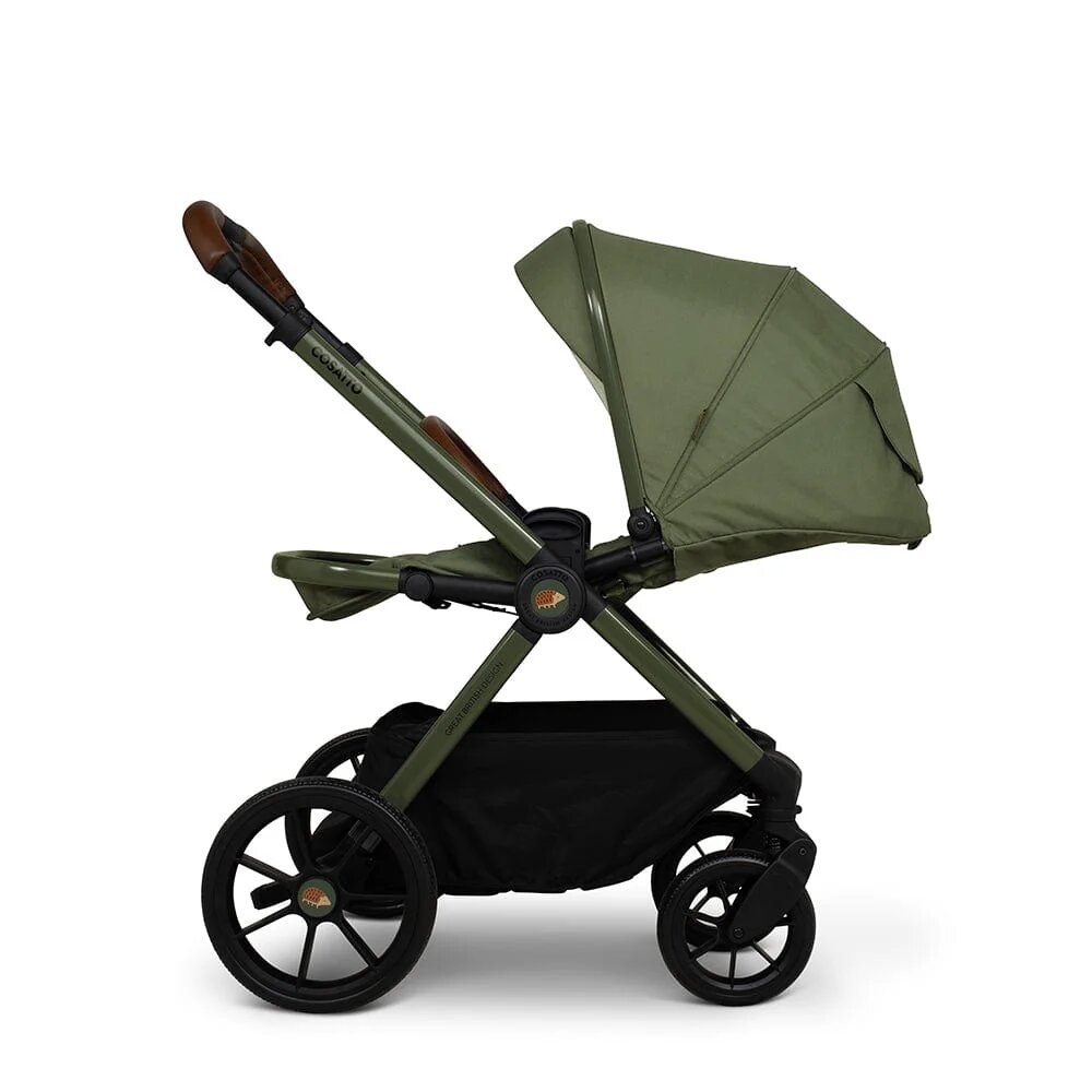 COSATTO Carucior pentru copii Giggle 4 Hoglet cu baza isofix sezut reversibil sasiu din aluminiu suspensie bara detasabila maner telescopic accesorii greutate admisa 25 kg