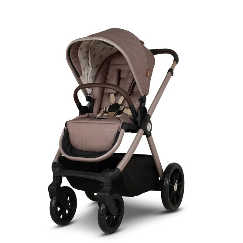 COSATTO Carucior pentru copii Giggle 4 Lollop 3 in 1 cu sezut reversibil sasiu din aluminiu suspensie bara detasabila maner telescopic greutate admisa 25 kg