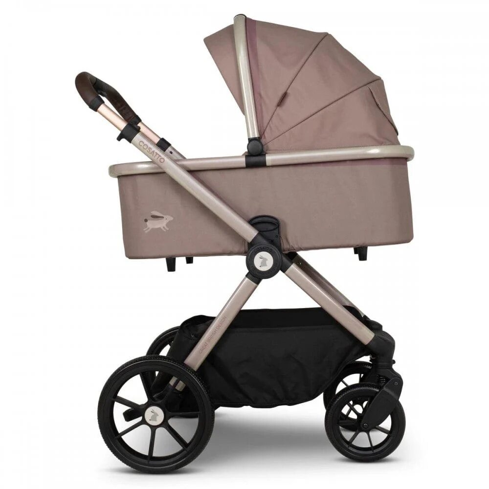 COSATTO Carucior pentru copii Giggle 4 Lollop cu baza isofix sezut reversibil sasiu din aluminiu suspensie bara detasabila maner telescopic accesorii greutate admisa 25 kg