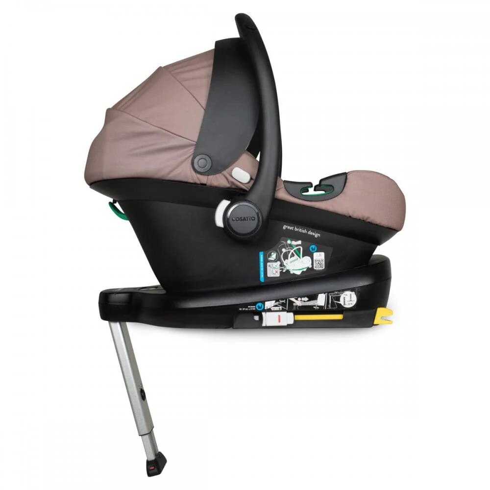 COSATTO Carucior pentru copii Giggle 4 Lollop cu baza isofix sezut reversibil sasiu din aluminiu suspensie bara detasabila maner telescopic accesorii greutate admisa 25 kg