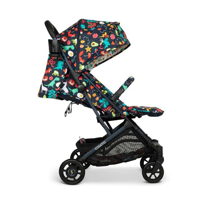 COSATTO Carucior pentru copii Woosh 4 Carnival 0-25 kg Sistem Troller Material Ecologic Suport pahar Husa de ploaie