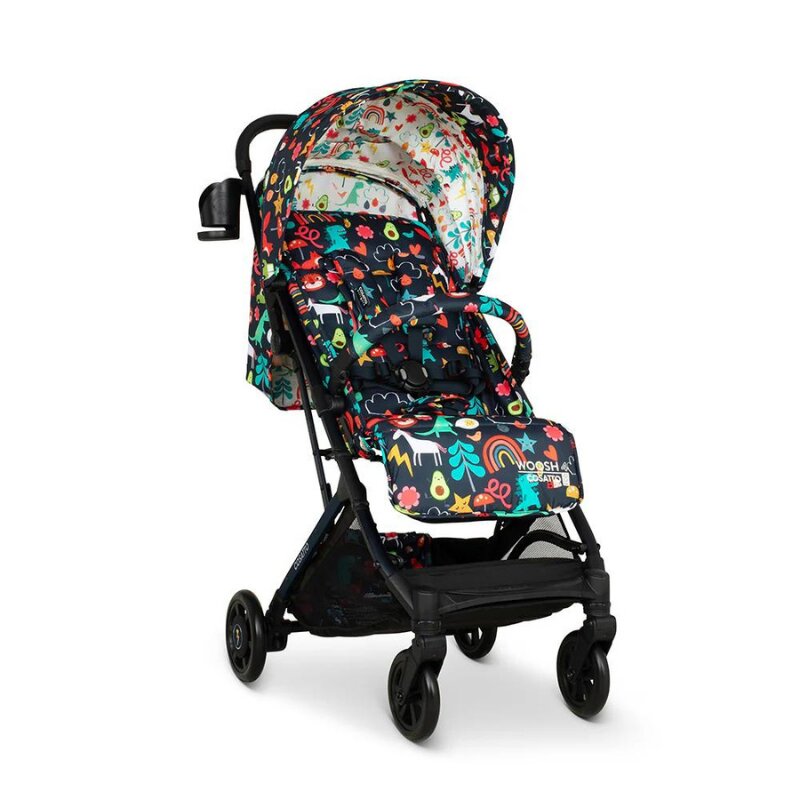 COSATTO Carucior pentru copii Woosh 4 Carnival 0-25 kg Sistem Troller Material Ecologic Suport pahar Husa de ploaie