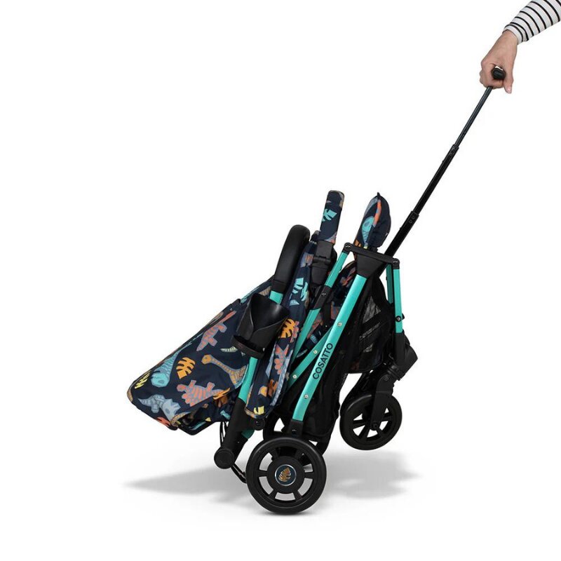 COSATTO Carucior pentru copii Woosh 4 Diggin Dinos 0-25 kg Sistem Troller Material Ecologic Suport pahar Husa de ploaie