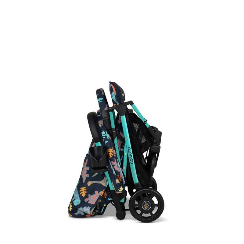 COSATTO Carucior pentru copii Woosh 4 Diggin Dinos 0-25 kg Sistem Troller Material Ecologic Suport pahar Husa de ploaie