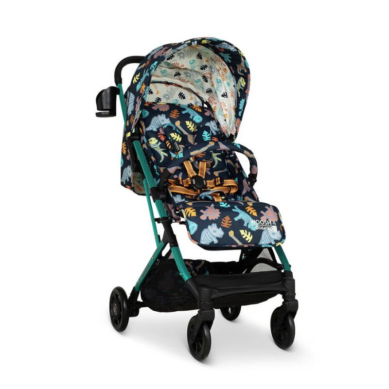COSATTO Carucior pentru copii Woosh 4 Diggin Dinos 0-25 kg Sistem Troller Material Ecologic Suport pahar Husa de ploaie