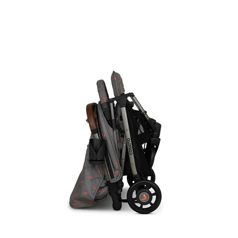 COSATTO Carucior pentru copii Woosh 4 Foxling 0-25 kg Sistem Troller Material Ecologic Suport pahar Husa de ploaie
