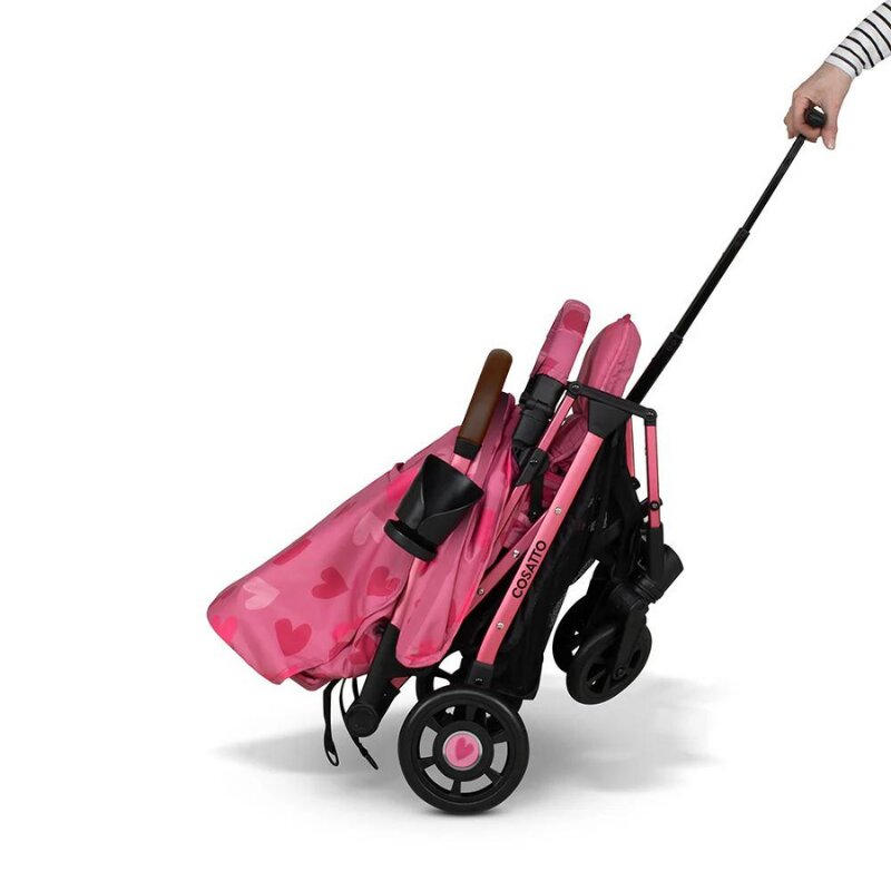 COSATTO Carucior pentru copii Woosh 4 Lighthearted 0-25 kg Sistem Troller Material Ecologic Suport pahar Husa de ploaie