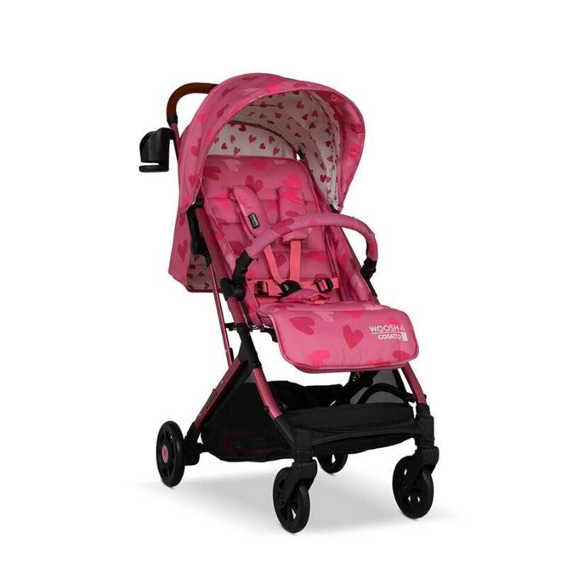 COSATTO Carucior pentru copii Woosh 4 Lighthearted 0-25 kg Sistem Troller Material Ecologic Suport pahar Husa de ploaie