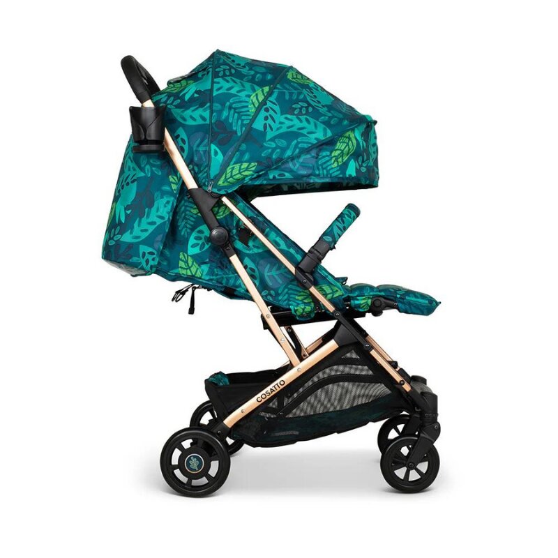 COSATTO Carucior pentru copii Woosh 4 Midnight Jungle 0-25 kg Sistem Troller Material Ecologic Suport pahar Husa de ploaie