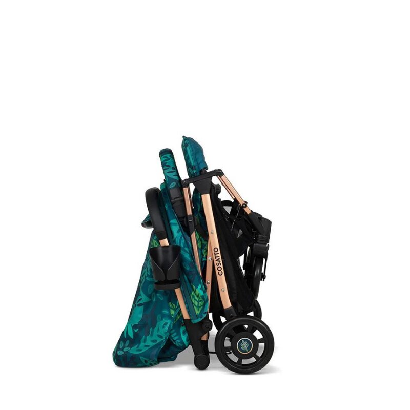 COSATTO Carucior pentru copii Woosh 4 Midnight Jungle 0-25 kg Sistem Troller Material Ecologic Suport pahar Husa de ploaie