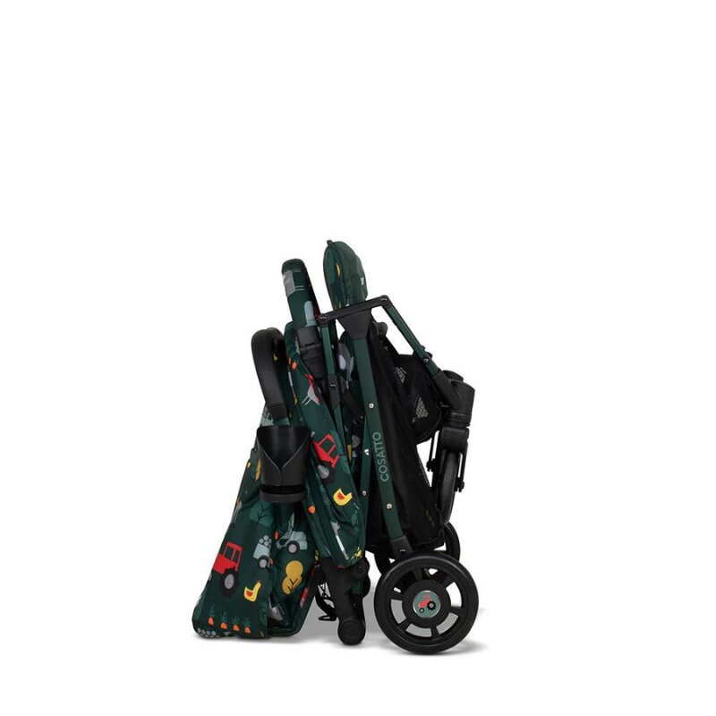 COSATTO Carucior pentru copii Woosh 4 Old Macdonald 0-25 kg Sistem Troller Material Ecologic Suport pahar Husa de ploaie