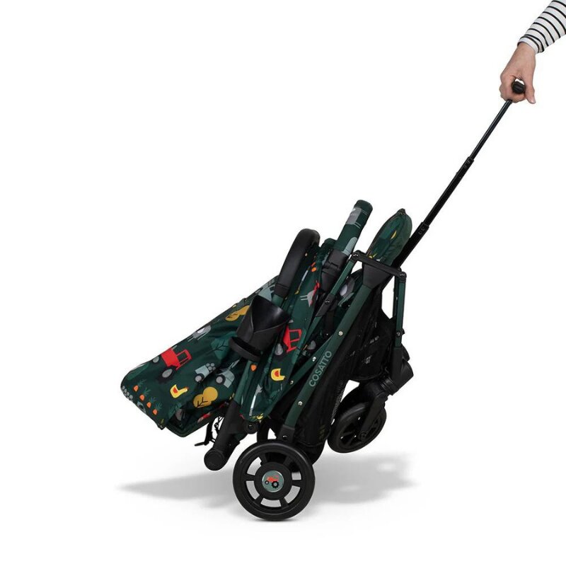 COSATTO Carucior pentru copii Woosh 4 Old Macdonald 0-25 kg Sistem Troller Material Ecologic Suport pahar Husa de ploaie
