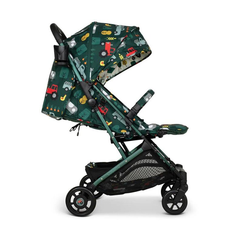 COSATTO Carucior pentru copii Woosh 4 Old Macdonald 0-25 kg Sistem Troller Material Ecologic Suport pahar Husa de ploaie