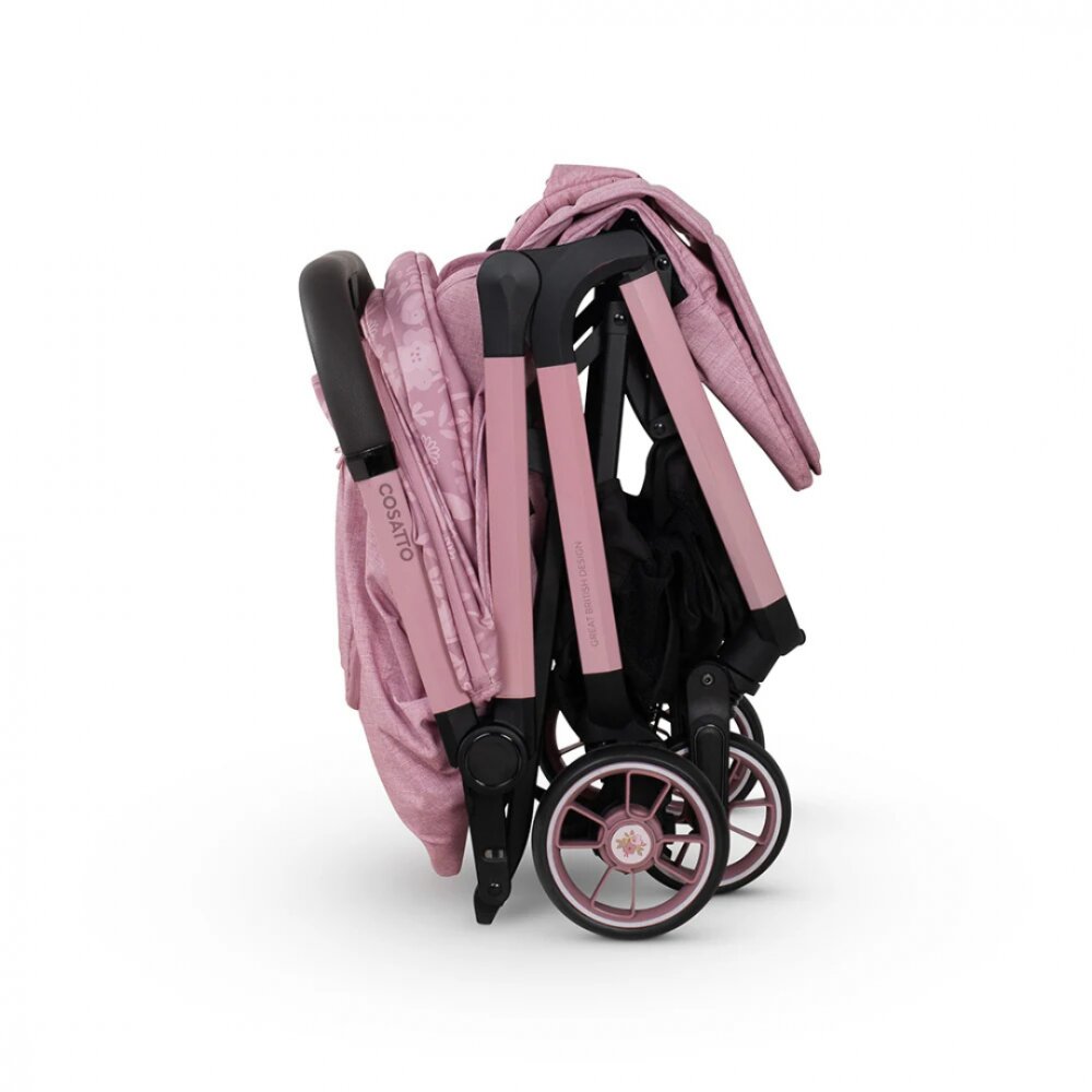 COSATTO Carucior pentru copii Woosh City Camille cadru din aluminiu suspensii suport reglabil pentru picioare compatibil avion accesorii incluse